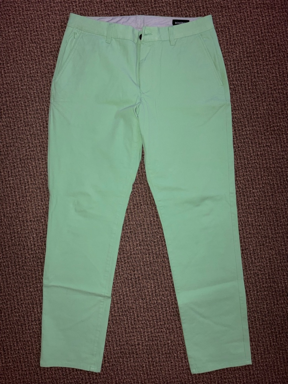 Bonobos Lime Green Chino Khaki Pants